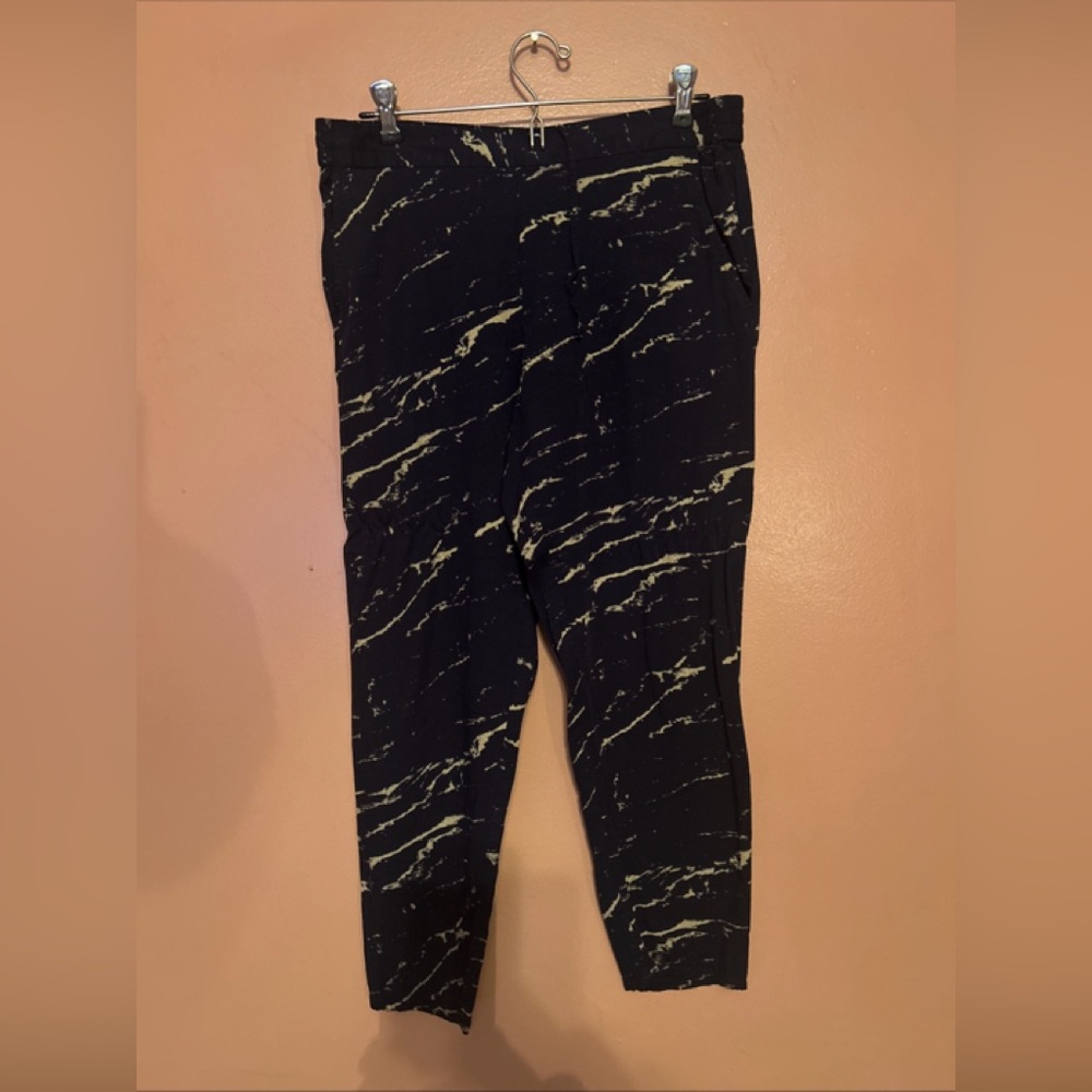 Gap Womens Loungewear Pajama Bottoms Blue Gold Viscose Medium